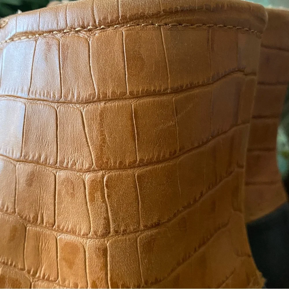 Sperry Women's Saltwater Croc Leather Duck Boots
